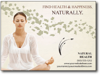 spa & natural health center postcards