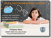 education child care postcard