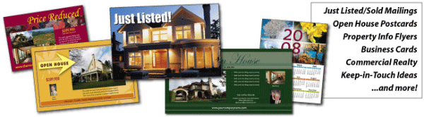 real estate postcards & marketing materials