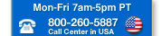 Vip Support Service is available Monday through Friday 7 AM to 5PM PT at 800-260-5887