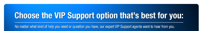 Contact VIP Support