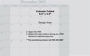 Fully customizable calendar preview