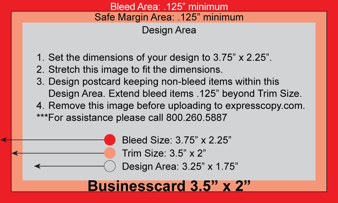 Business Card Print Specifications Expresscopy Com